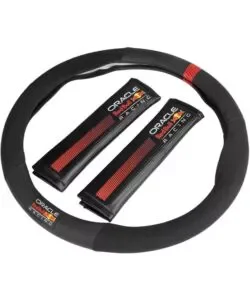 Affare Kit coprivolante e passacintura redbull " powerbar"nero e rosso