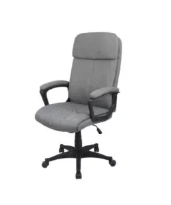 Bestseller Sedia da ufficio bellahome "berkeley" in tessuto grigio melange 68x57x112-122 cm