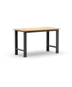 Banco da lavoro garage fisso fami "linea 391" in legno di faggio e lamiera grigio antracite 200x75x87,7 cm Offerta Del Giorno