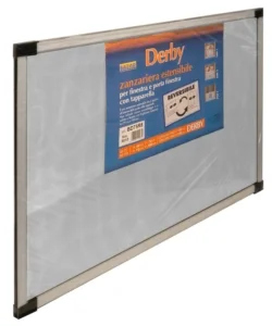 Zanzariera estensibile "derby" argento 70x50 cm Prezzo Ridotto