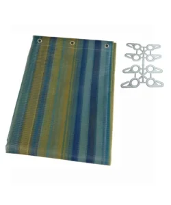 Vendita Finale Tenda zanzariera ad anelli per portafinestra fantasia blu 150x250 cm