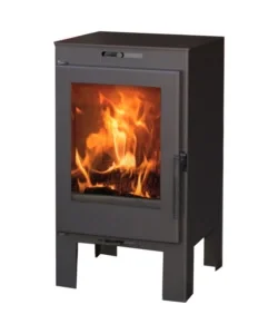 Stufa a legna panadero "alina" in acciaio e ghisa nero 6,9 kw Bestseller