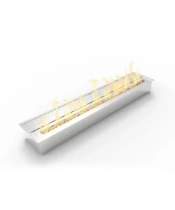 Prezzo Basso Bruciatore per camino bioetanolo divina fire in acciaio inox 7 lt91,5x18,7x9,5 cm