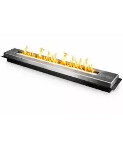 Bruciatore bioetanolo divina fire in acciao inox 1,7 lt 90x11x5,3 cm Ultimissimo Modello