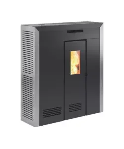 Prezzo Di Fabbrica Stufa a pellet slim canalizzata e ventilata invicta "daglan plus" grigio 8,3 kw