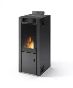 Non Perdere Stufa a pellet pirox "isabel" nero 8 kw