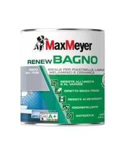 Smalto all'acqua bagno max meyer "renew" grigio 0,75 lt Offerta Del Giorno