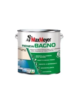A Buon Prezzo Smalto all'acqua bagno max meyer "renew" bianco perla 2 lt