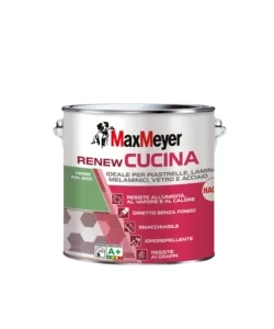 Smalto all'acqua cucina max meyer "renew" verde 2 lt Affare