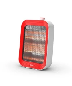 Nuova Collezione Stufa infrarossi da tavolo olimpia splendid "quarzia slim" rosso 800 w