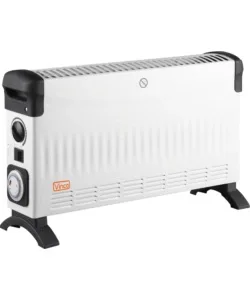 Termoconvettore da pavimento vinco "timer&turbo" bianco 2000 w - cod. 70508 Novità