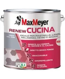 Smalto all'acqua cucina max meyer "renew" grigio 2 lt Sconto