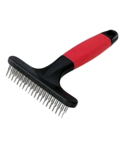 Solo Oggi Pettine per cani pelo medio e lungo ferplast "gro 5874" a rastrello con doppia fila di denti rotanti