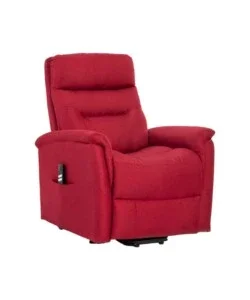 Subito Disponibile Poltrona con recliner e alzata elettrico bellahome "prato" bordeaux 82x90x108 cm