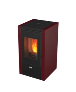 Quantità Limitata Stufa a pellet canadian stove "kleo" bordeaux 6,2 kw