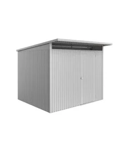 Casetta da giardino biohort "avantgarde eco mis.a6" in acciaio zincato argento metallizzato con porta battente semplice 260x255x218 cm - cod. 15660 Occasione