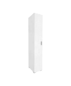Colonna multiuso 1 ante bianco fiammato 33,2x45,1x194,3 cm Offerta Lampo