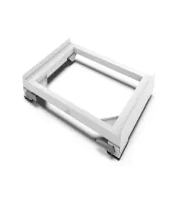 Base antivibrazione per lavatrice e asciugatrice con ruote e freni meliconi "move slim" bianco 60x43x5,5 cm Pagamento Sicuro