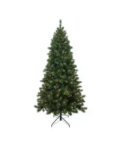 Albero di natale artificiale xmas joy "stella" verde con led integrati bianco caldo 180 cm Prezzo Conveniente