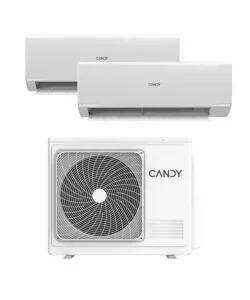 Reso Gratuito Climatizzatore caldo freddo candy pompa di calore "pura" dualsplit 9000+12000 btu con wifi