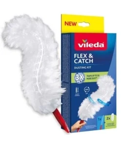 Cattura polvere vileda "flex and catch" con manico corto Novità