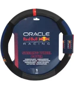 Super Prezzo Coprivolante auto universale redbull "blended lines side grip" nero e rosso 38 cm