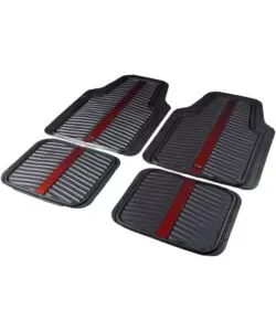 Set 4 tappeti auto redbull "bull flash" nero e rosso Più Venduto