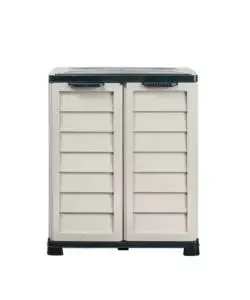 Armadio basso bama "riponi" in resina sabbia 76x46x89 cm Prezzo Basso