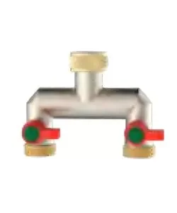 Compra Online Rubinetto doppio da giardino idro-bric con due uscite 3/4"