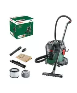 Aspiratore solidi liquidi elettrico bosch "universalvac 15" 1000w 15lt 65l/s Consegna Rapida
