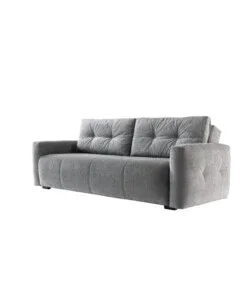 Soddisfatti O Rimborsati Divano letto bellahome "roma" 3 posti in tessuto grigio 236x98x87 cm