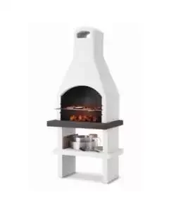 Compra Adesso Barbecue a carbonella palazzetti in cemento "pistoia" 80x59x203 cm