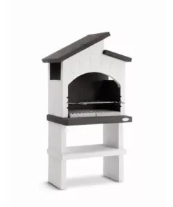 Barbecue a carbonella in cemento palazzetti "vieste" 89x59x173 cm Offerta