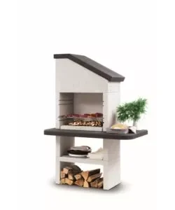 Barbecue a carbonella in cemento palazzetti "dubai" 128x71x181 cm Reso Gratuito