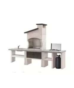 Ultime Pezzi Cucina da esterno palazzetti "guanaco 2" in cemento 270x70x204 cm