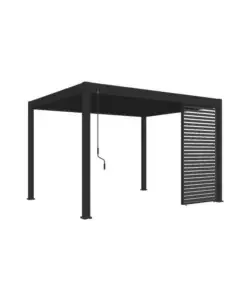 Compra Online Pannello a lamelle per pergola ombréa "vs"in alluminio antracite 1,3 mt