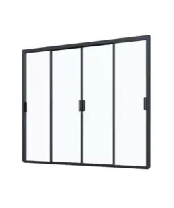 Super Prezzo Pannello laterale per pergola ombréa in vetro temperato antracite lato 3 mt