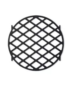 Solo Oggi Griglia rosolatura rotonda per barbecue weber in ghisa 30x30x1,3 cm