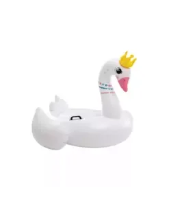 Cavalcabile gonfiabile intex "cigno" in vinile bianco 142x137x99 cm - cod. 57562np Prezzo Ridotto