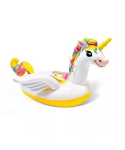 Calvacabile gonfiabile intex "unicorno grande" in vinile 251x163x145 cm Nuovo Arrivo