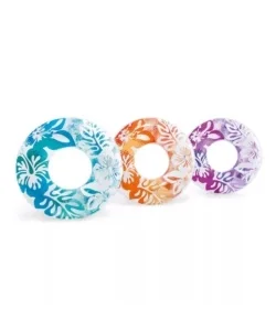 Spedizione Espresso Salvagente gonfiabile intex "palme" in vinile colori assortiti ø 91 cm - cod. 59251np