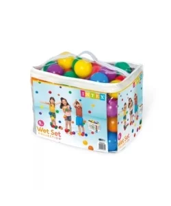 Super Prezzo Set 100 palline intex "fun ballz" in plastica multicolore ø 8 cm - cod. 49600 np