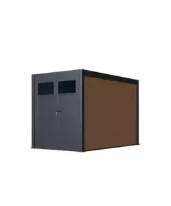 Casetta da giardino ombréa in alluminio antracite 204x302x256 cm Compra Oggi Stesso