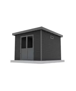 Di Tendenza Casetta in legno da giardino barac "onyx" antracite 333x326x237 cm