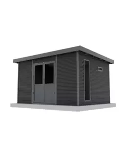 Casetta in legno da giardino barac "onyx" antracite 447x326x237 cm Subito Disponibile