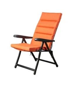 Direttamente Dal Produttore Sedia da esterno pieghevole reclinabile "bomber sicilia" terracotta 122x60x61 cm