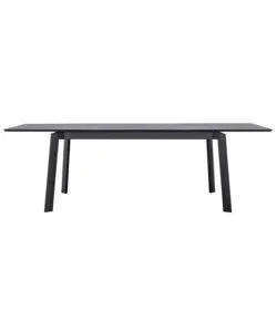 Tavolo da esterno allungabile solaria "san donato" in alluminio antracite 160/240x102x75 cm Occasione Imperdibile