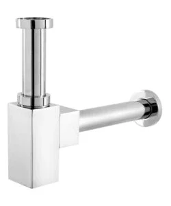 Soddisfatti O Rimborsati Sifone quadrato in acciaio cromato 1" 1/4.