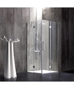 Box doccia rettangolare "stella" cromato 90x90x190 cm Acquista Ora