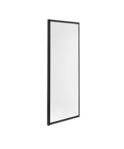 Ultimissimo Modello Parete fissa per box doccia "luna" nero opaco 80x190 cm